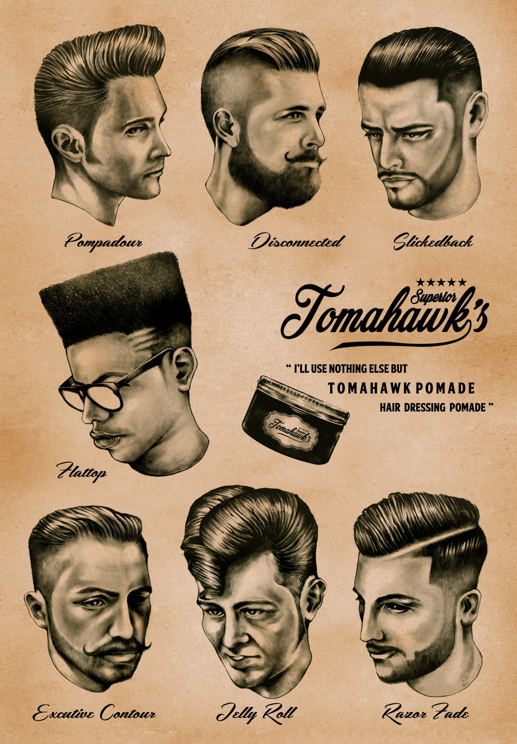 TOMAHAWK POMADE MATTE FINISH (โทมาฮ็อกโพเมด แมท ฟินิช) ขนาด 50กรัม - Image 2